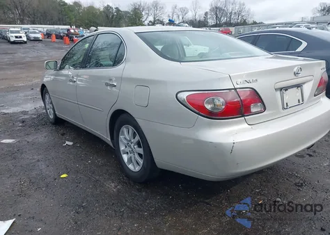 2004 Lexus Es 330 from USA, damaged, VIN JTHBA30G245015675